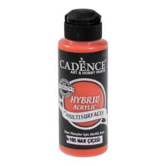 CADENCE АКРИЛНА БОЯ HYBRID 120 МЛ. -POMEGRANATE FLOWER H-105