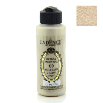 CADENCE ACRYLIC GOLD PAINT 120 ML - PLATINUM 107