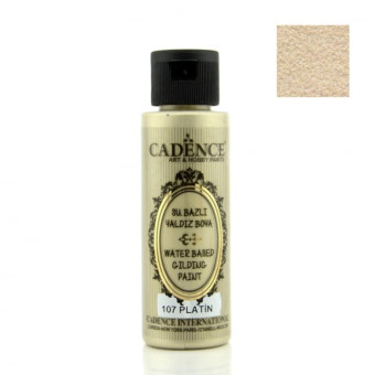CADENCE ACRYLIC GOLD LEAF PAINT 70 ML - PLATIN 107