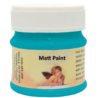 DAILY ART ACRYLIC PAINT MAT 50 ML - BLUE CALYPSO