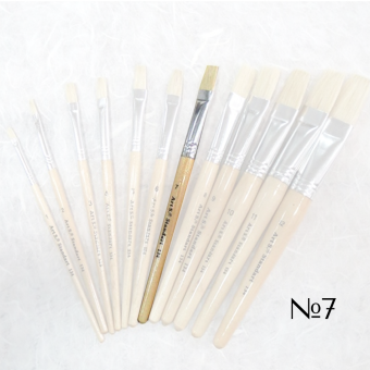 STANDARD BRUSH WITH SHORT HANDLE №7