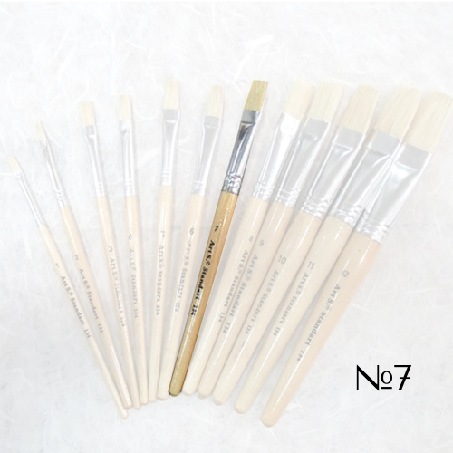 STANDARD BRUSH WITH SHORT HANDLE №7