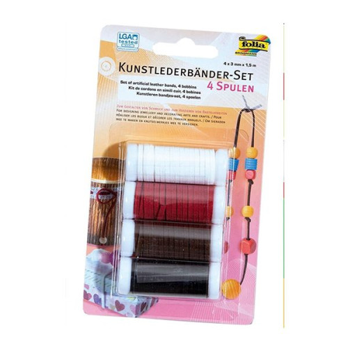 FOLIA КОЖЕНИ ЛЕНТИ КОМПЛЕКТ 4БР. 4 Х 3 ММ Х 1,5 М.