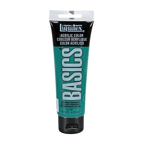 LIQUITEX АКРИЛНА БОЯ BASICS 118 МЛ-ЗЕЛЕНА ТЪМНА 1046350