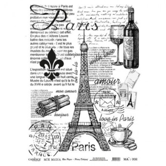 CADENCE MIX MEDIA DECOUPAGE RICE PAPER A3 - MA:002