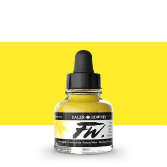 DALER ROWNEY АКРИЛЕН ТУШ FW 29,5 МЛ - BRILL YELLOW 160029607