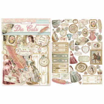 STAMPERIA CARDBOARD FIGURES FOR DECORATION 47 PCS. DFLDC16