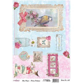 CADENCE ДЕКУПАЖНА ОРИЗОВА ХАРТИЯ A3 - 653