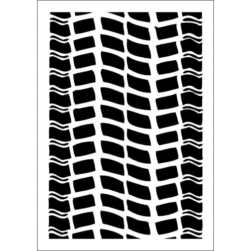 DAILY ART УНИВЕРСАЛЕН ШАБЛОН А5 WHEEL TRACE DA17ST0185