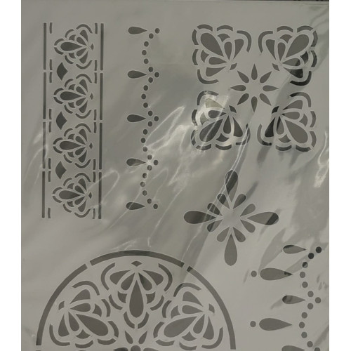 DAILY ART УНИВЕРСАЛЕН ШАБЛОН А5 LACE DA17ST0199