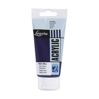 L&B ACRYLIC PAINT LOUVRE 80 ML - BLUE VIOLET 604