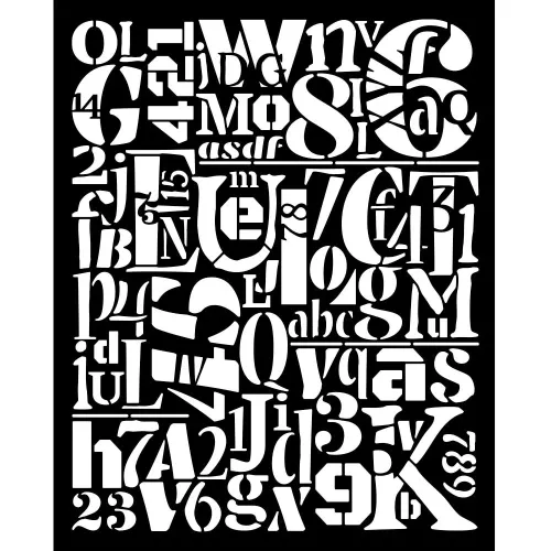 STAMPERIA FURRY FRIENDS TEMPLATE 20 X 25 CM - KSTD189