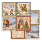 STAMPERIA SILENT NIGHT BLOCK 30.5/30.5 CM - SBBL192