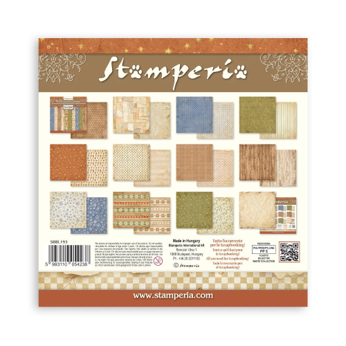 STAMPERIA SILENT NIGHT BLOCK 30.5/30.5 CM - SBBL193