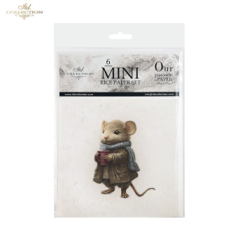 ITD COLLECTION MINI RICE PAPER К-КТ 6БР 14.8X14.8CM - RSM211