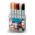 COPIC CIAO КОМПЛЕКТ - 12 ЦВ. ТЕЛЕСНИ ЦВЕТОВЕ