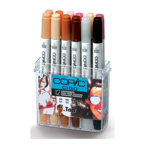 COPIC CIAO КОМПЛЕКТ - 12 ЦВ. ТЕЛЕСНИ ЦВЕТОВЕ