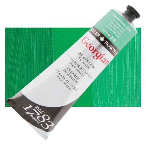 DALER ROWNEY OIL PAINT GEORGIAN 225 ML. - EMERALD GREEN
