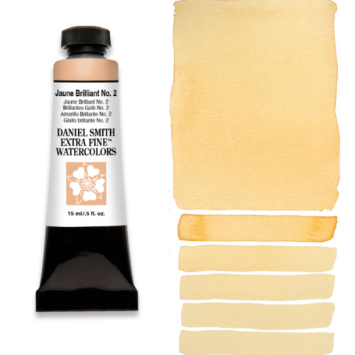 DANIEL SMITH WATERCOLOUR PAINT 15ML - BRIGHT YELLOW NO. 2
