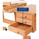 MABEF WOODEN DESK M/30