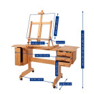 MABEF WOODEN DESK M/30