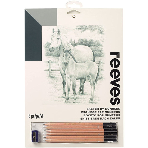 REEVES КОМПЛЕКТ ЗА РИСУВАНЕ ПО НОМЕРА - HORSES PPSKM9