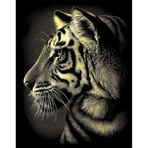 REEVES КОМПЛЕКТ ЗА РИСУВАНЕ С ИЗДРАСКВАНЕ - TIGER PPCFM62
