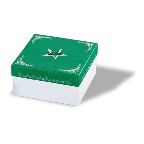 FOLIA SQUARE CARDBOARD BOX - WHITE 13 CM.