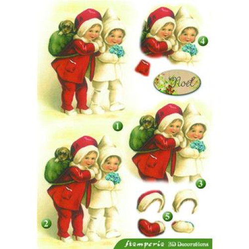 STAMPERIA 3D DECORATIONS - DF3DA511