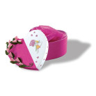 FOLIA CARDBOARD BOX HEART - WHITE 5 CM.