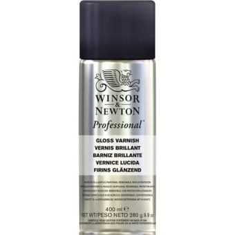 W&N AEROSOL FINAL VARNISH GLOSS PROFESSIONAL 400 ML 3041982