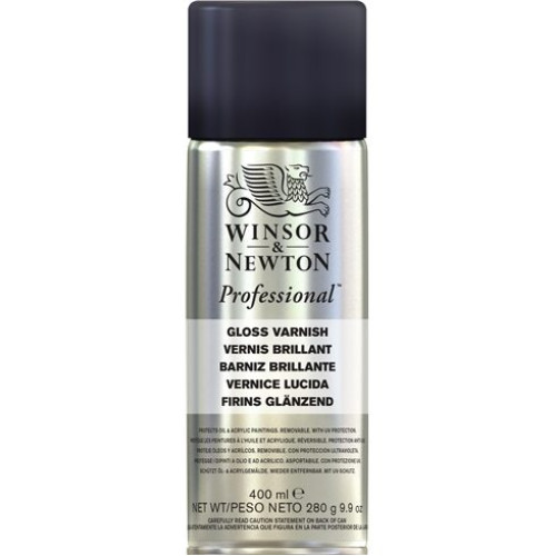 W&N AEROSOL FINAL VARNISH GLOSS PROFESSIONAL 400 ML 3041982