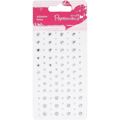 PAPERMANIA КАМЪЧЕТА САМОЗАЛЕПЯЩИ 104 БР. SILVER PMA 351409