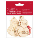 DOCRAFTS WOODEN FIGURES FOR DECORATION - SNOWMAN PMA 359930