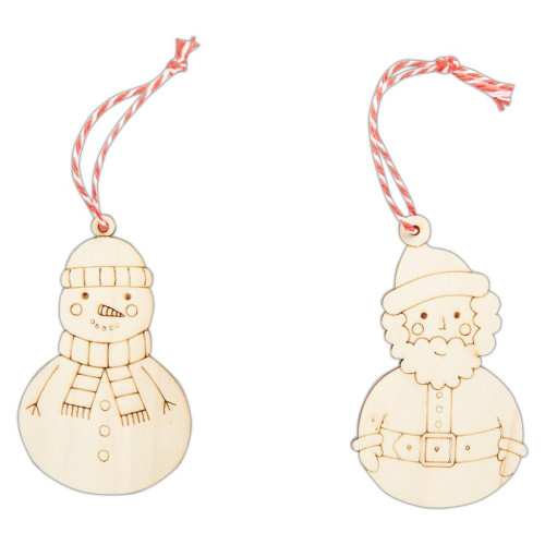 DOCRAFTS WOODEN FIGURES FOR DECORATION - SNOWMAN PMA 359930