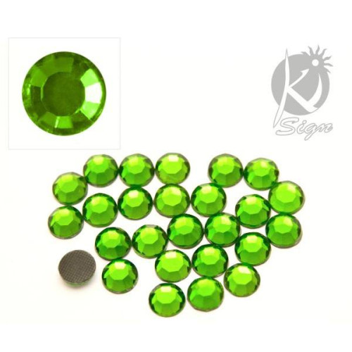 KI-SIGN HOT FIX КРИСТАЛИ 4 MM 80 БР - GREEN