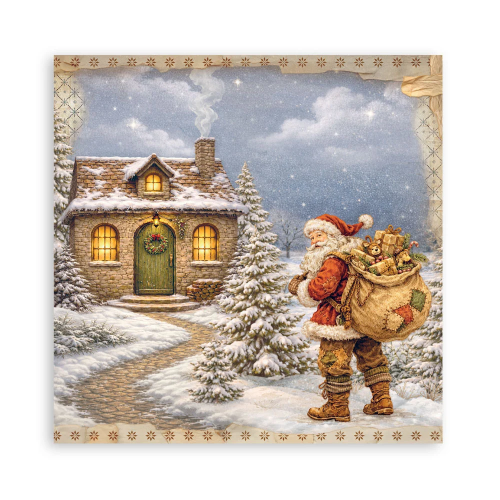 STAMPERIA SILENT NIGHT БЛОКЧЕ 30,5/30,5 СМ -SBBXLB40