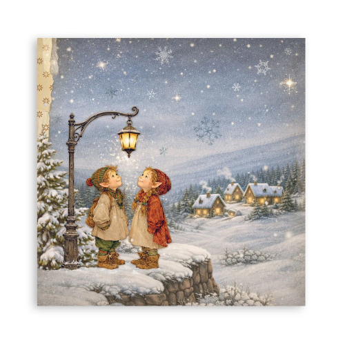 STAMPERIA SILENT NIGHT БЛОКЧЕ 30,5/30,5 СМ -SBBXLB40