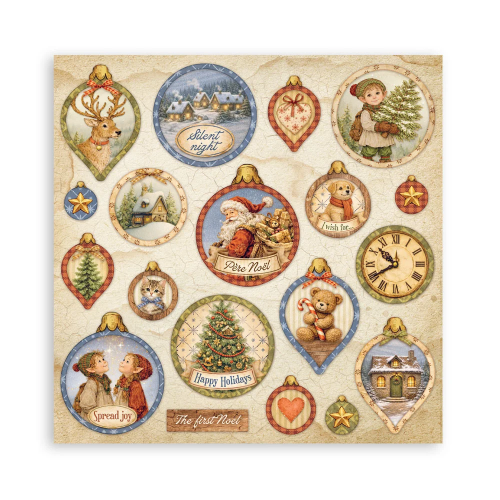 STAMPERIA SILENT NIGHT БЛОКЧЕ 30,5/30,5 СМ -SBBXLB40