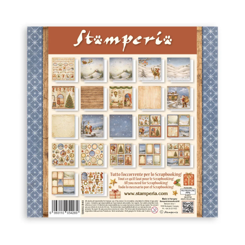 STAMPERIA SILENT NIGHT БЛОКЧЕ 30,5/30,5 СМ -SBBXLB40