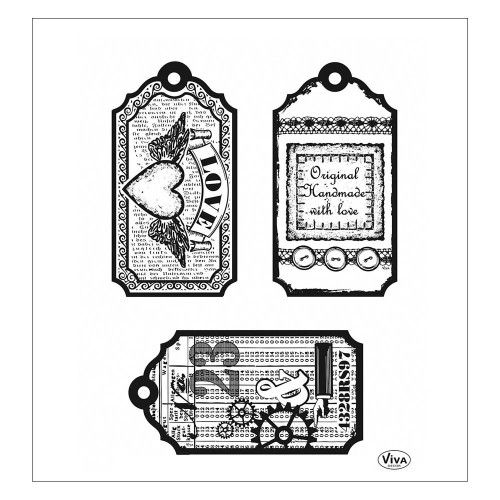 VIVA DECOR СИЛИКОНОВИ ПЕЧАТИ - TAGS LOVE