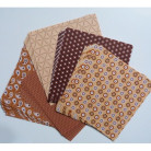 FOLIA ORIGAMI PAPER BROWN 15/15 CM 80 G 50 SHEETS