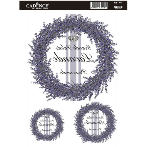 CADENCE TRANSFER DECORATION FOR TEXTILES 21X30CM - JLFT-07