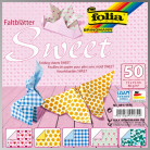 FOLIA ORIGAMI PAPER SWEET 15/15 CM 80 G 50 SHEETS