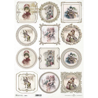 ITD COLLECTION ДЕКУПАЖНА ОРИЗОВА ХАРТИЯ А3 - R0957L