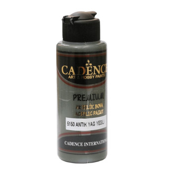 CADENCE АКРИЛНА БОЯ PREMIUM 120 МЛ. - ANTIQUE OIL GREEN