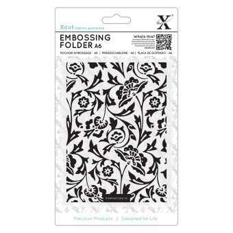 DOCRAFTS EMBOSSING FOLDER A6 - BAROQUE FLORALS XCU 515192