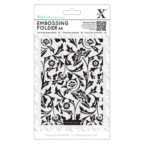 DOCRAFTS EMBOSSING FOLDER A6 - BAROQUE FLORALS XCU 515192