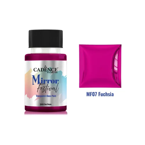 CADENCE GLASS PAINT MIRROR FESTIVAL 50ML. - FUCHSIA MF-07