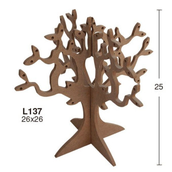 NEWART MDF WOOD FOR DECORATION 26/26/25CM - L 167